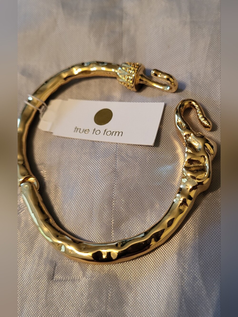 true to form elephant hinged bracelet